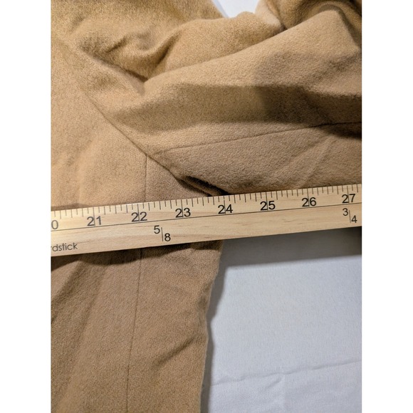 Lauren Ralph Lauren Women 18W Camel Hair Tan Blazer Jacket Made In USA - Picture 7 of 12